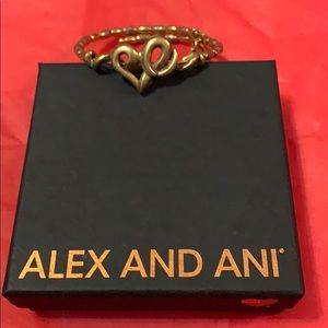 Alex and Ani Heart bracelet